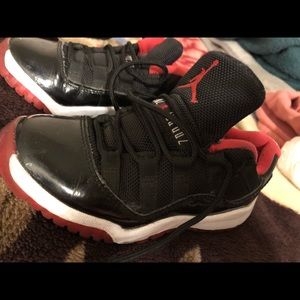 Jordan’s - red and black. Size 11c